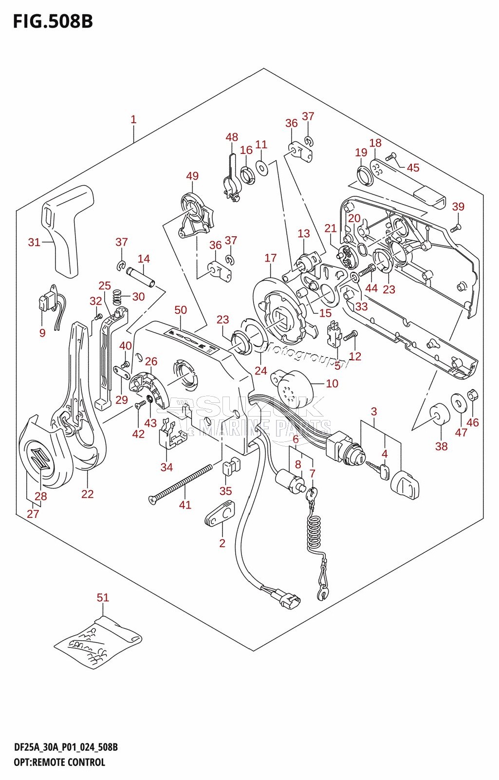 OPT:REMOTE CONTROL (DF25AT,DF30AT,DF30ATH)