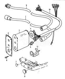 DT20 From F-10001 ()  1985 drawing OPT : REMOTE STARTING KIT (DT20, DT25, DT28)