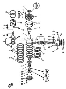 220AET drawing CRANKSHAFT--PISTON