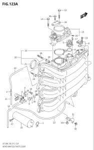 15002Z-910001 (2019) 150hp E40-Costa Rica (DF150WZ) DF150 drawing INTAKE MANIFOLD / THROTTLE BODY