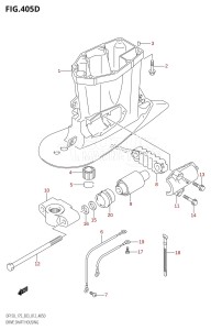 DF175Z From 17502Z-210001 (E03)  2012 drawing DRIVE SHAFT HOUSING (DF175Z:E03)