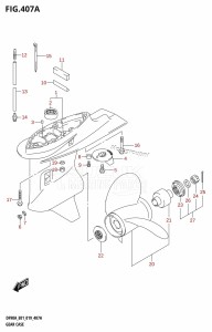 DF90A From 09003F-910001 (E40)  2019 drawing GEAR CASE (DF70A,DF90A,DF100B)