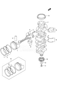 DF 175 drawing Crankshaft