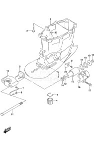 Outboard DF 225 drawing Drive Shaft Housing