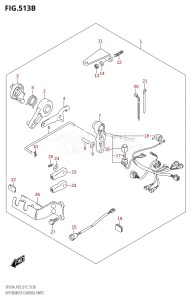 DF8A From 00801F-710001 (P03)  2017 drawing OPT:REMOTE CONTROL PARTS (DF9.9A:P03)