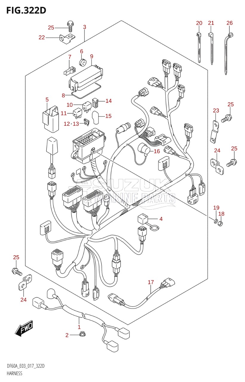 HARNESS (DF50AVT:E03)