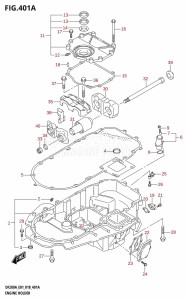 DF250Z From 25003Z-810001 (E40)  2018 drawing ENGINE HOLDER