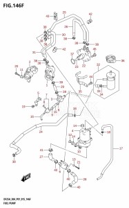 DF30A From 03003F-510001 (P01 P40)  2015 drawing FUEL PUMP (DF30AR:P01)