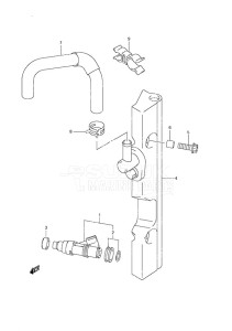 DF 50A drawing Fuel Injector