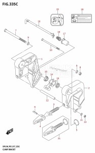 DF8A From 00801F-710001 (P01)  2017 drawing CLAMP BRACKET (DF9.9A:P01)