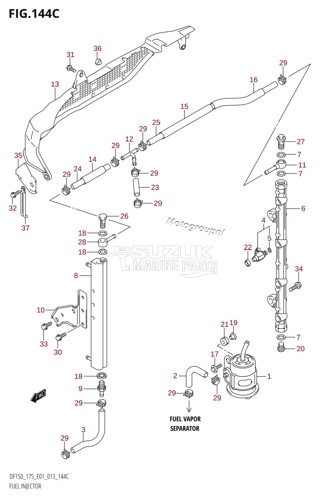 FUEL INJECTOR (DF150Z:E01)