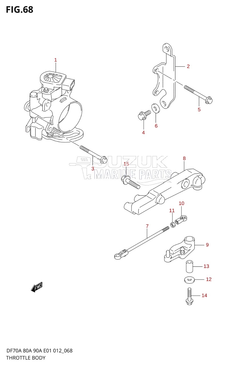 THROTTLE BODY (DF90ATH E01)