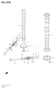 08002F-210001 (2012) 80hp E01 E40-Gen. Export 1 - Costa Rica (DF80A  DF80AT) DF80A drawing CAMSHAFT (DF70A:E40)