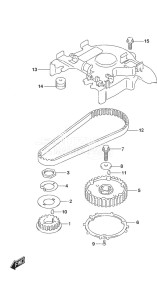 DF 25A drawing Timing Belt