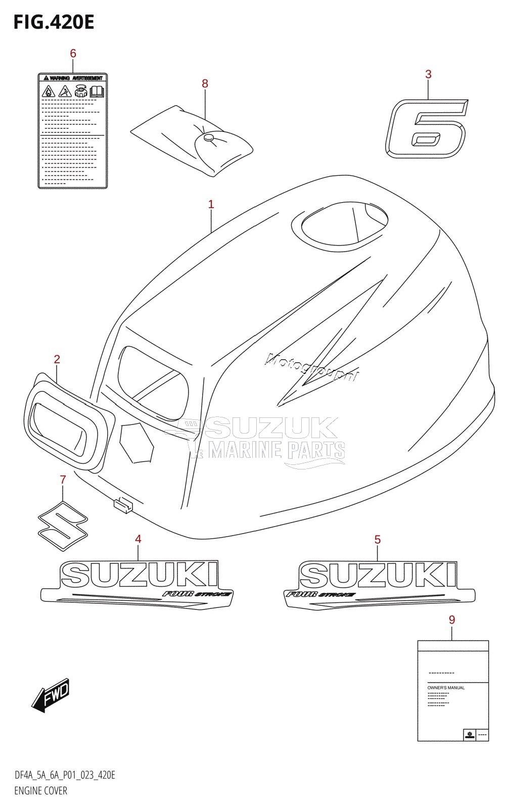 ENGINE COVER (DF6A:020)