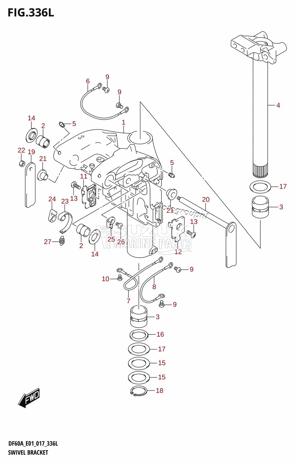 SWIVEL BRACKET (DF60ATH:E01)