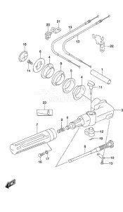 DF 4A drawing Tiller Handle