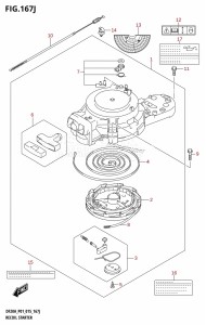 DF20A From 02002F-510001 (P01)  2015 drawing RECOIL STARTER (DF20AR:P01)