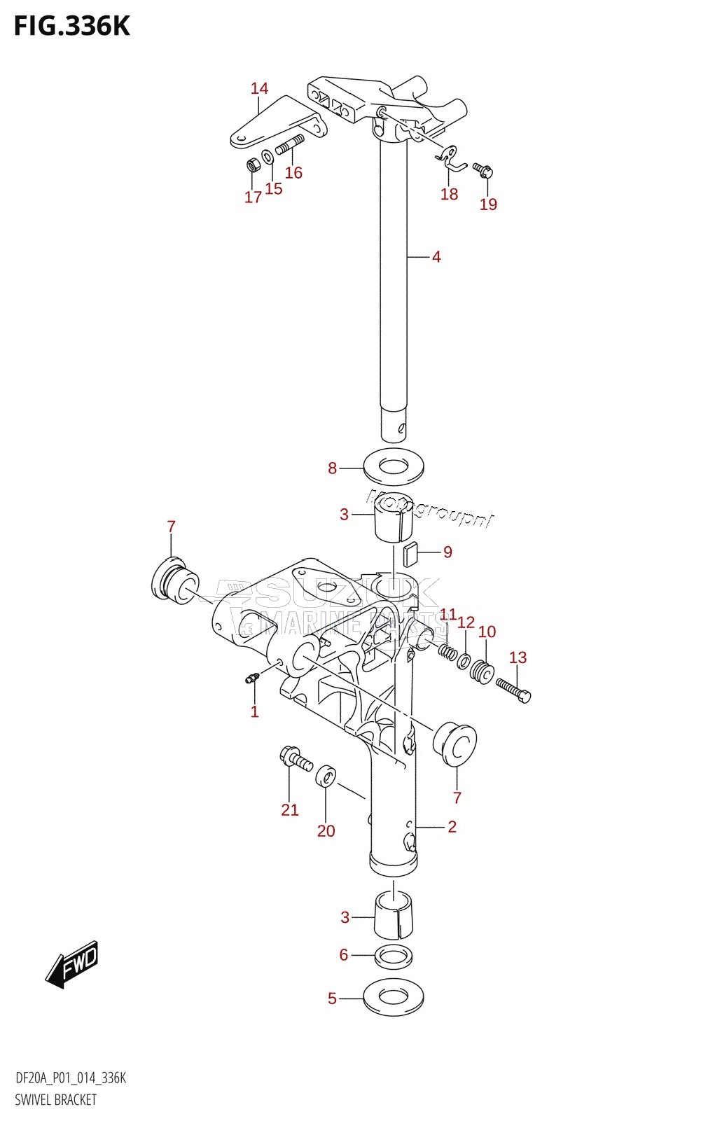 SWIVEL BRACKET (DF20AT:P01)