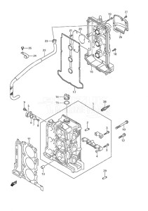 DF 40A drawing Cylinder Head