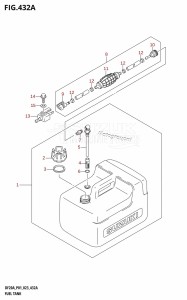 DF9.9B From 00995F-240001 (E01 P01   -)  2022 drawing FUEL TANK