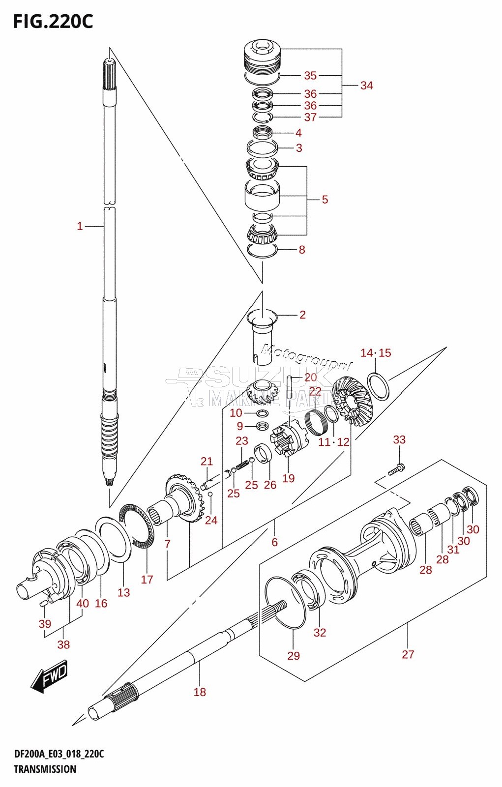 TRANSMISSION (DF200AST)