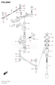 DF175ZG From 17502Z-610001 (E01 E40)  2016 drawing CLUTCH SHAFT (DF150ZG:E01)