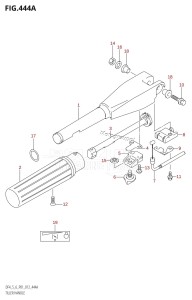 DF5 From 00502F-310001 (P01)  2013 drawing TILLER HANDLE