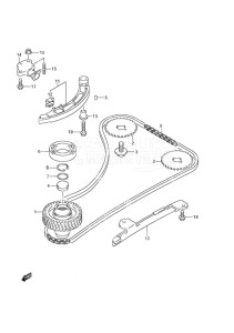 DF 115A drawing Timing Chain