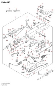 DF80A From 08002F-410001 (E01 E40)  2014 drawing TILLER HANDLE (DF90ATH:E01)