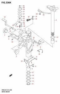 DF50A From 05003F-310001 (E01)  2013 drawing SWIVEL BRACKET (DF60AQH:E40)