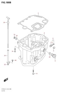 DF115AZ From 11503Z-810001 (E11 E40)  2018 drawing OIL PAN (DF115AT,DF115AZ,DF140AT,DF140AZ)