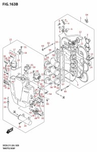 DF200T From 20002F-440001 (E01 - E40)  2024 drawing THROTTLE BODY ((DF225T,DF225Z,DF250T,DF250Z,DF250ST):(E11,E40,E03))