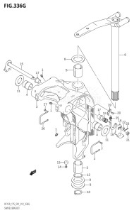 15002Z-210001 (2012) 150hp E01 E40-Gen. Export 1 - Costa Rica (DF150Z) DF150Z drawing SWIVEL BRACKET (DF175Z:E01)