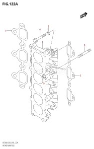 DF250 From 25003F-810001 (E03)  2018 drawing INTAKE MANIFOLD