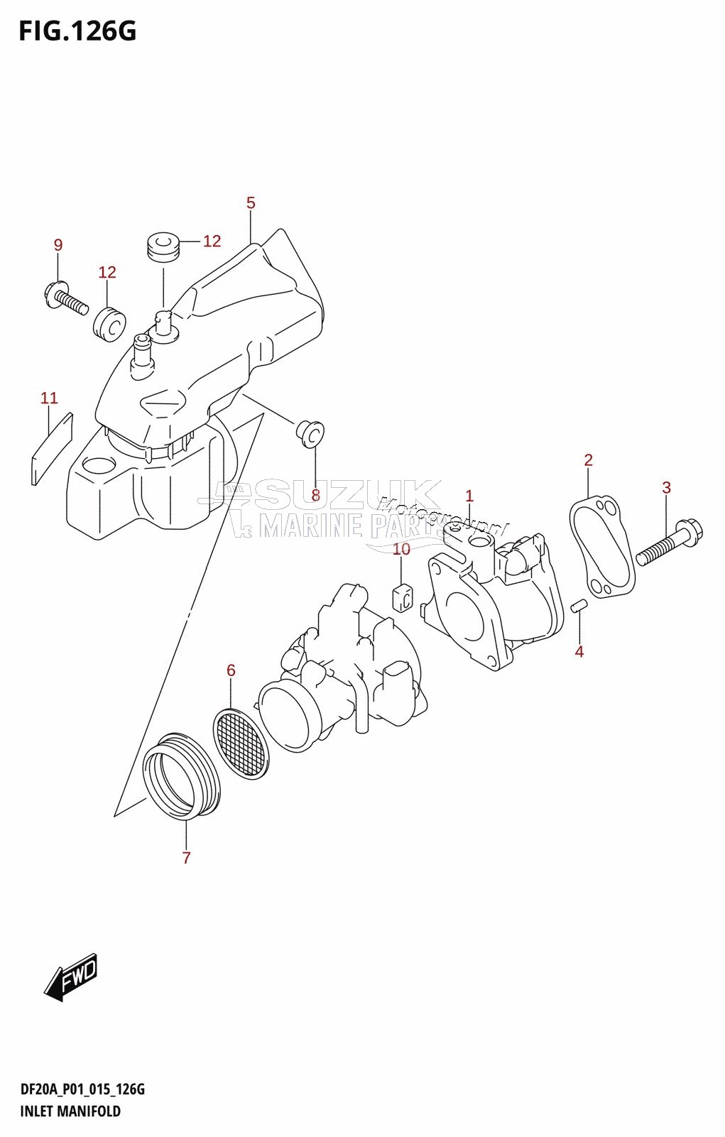 INLET MANIFOLD (DF20A:P01)