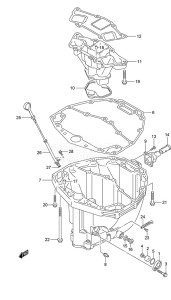 DF 250 drawing Oil Pan