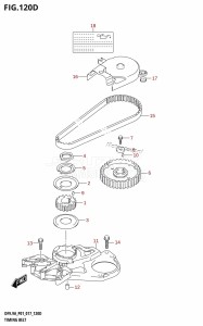 DF8A From 00801F-710001 (P01)  2017 drawing TIMING BELT (DF9.9AR:P01)