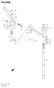 DF115T From 11501F-880001 (E03)  2008 drawing CLUTCH SHAFT (K3,K4,K5,K6)