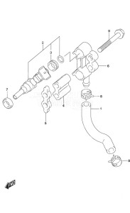 DF 9.9B drawing Fuel Injector