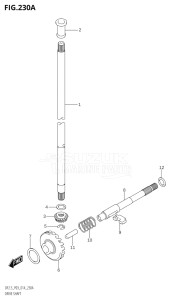 00252F-410001 (2014) 2.5hp P03-U.S.A (DF2.5) DF2.5 drawing DRIVE SHAFT