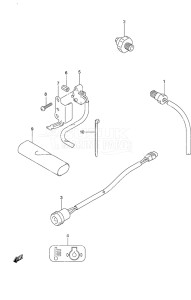 Outboard DF 9.9A drawing Sensor/Switch w/Remote Control