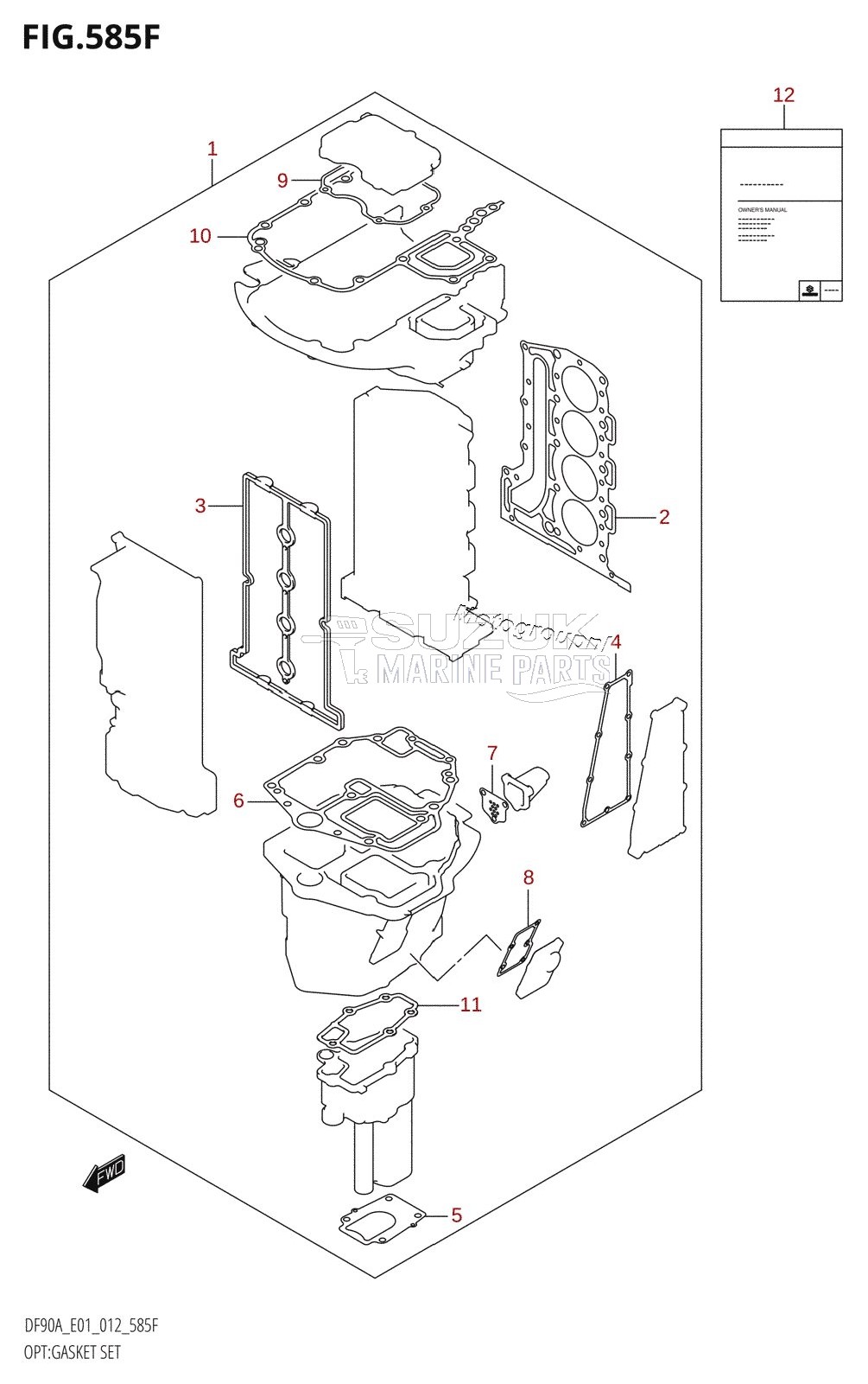 OPT:GASKET SET (DF80A:E40)