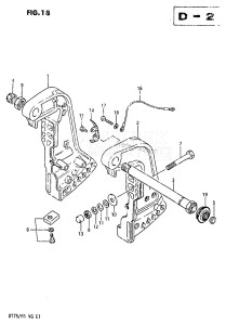 DT75 From 070501-60614 ()  1986 drawing CLAMP BRACKET