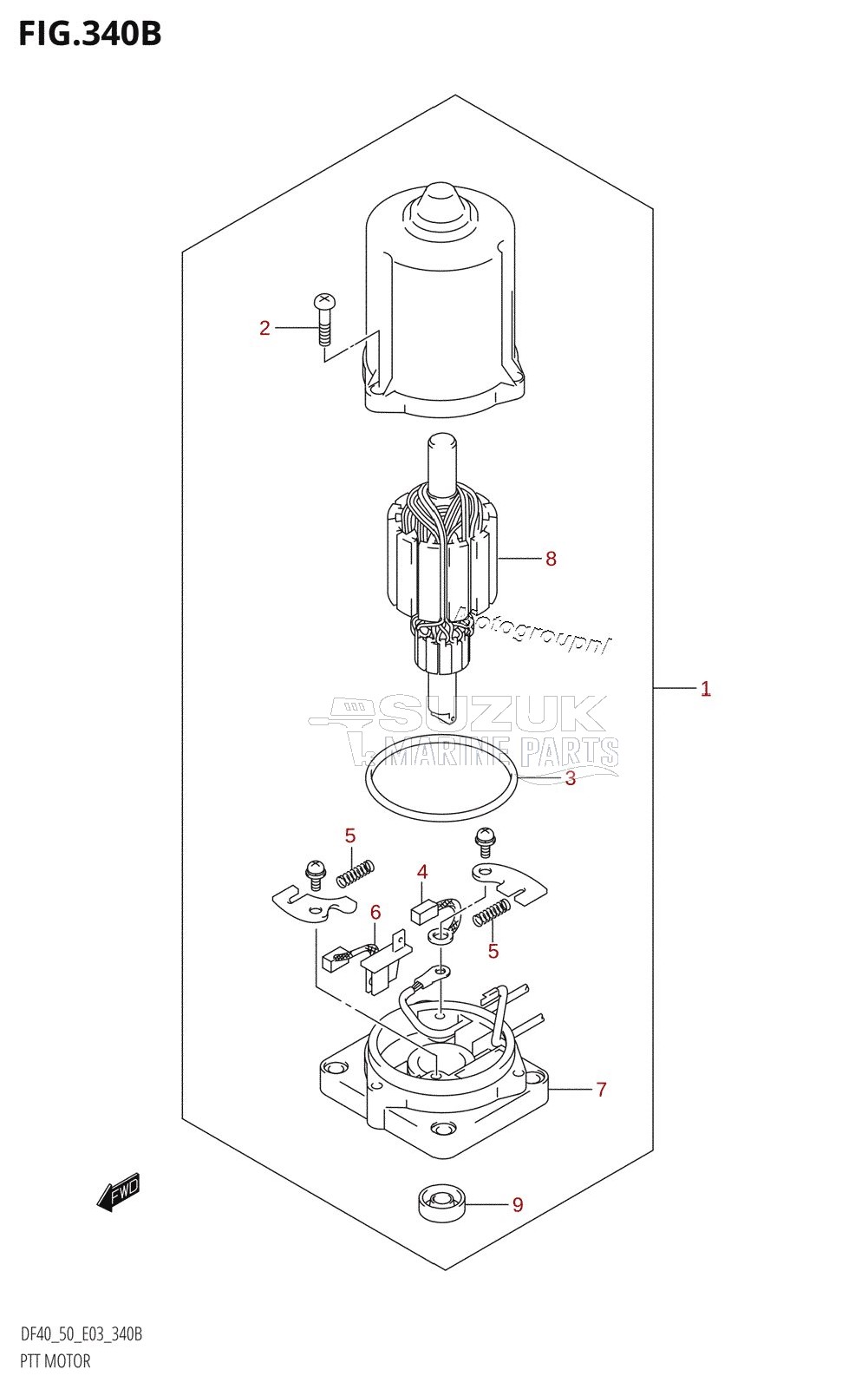 PTT MOTOR ((DF40T,DF50T):(K1,K2,K3,K4,K5,K6,K7,K8,K9,K10))