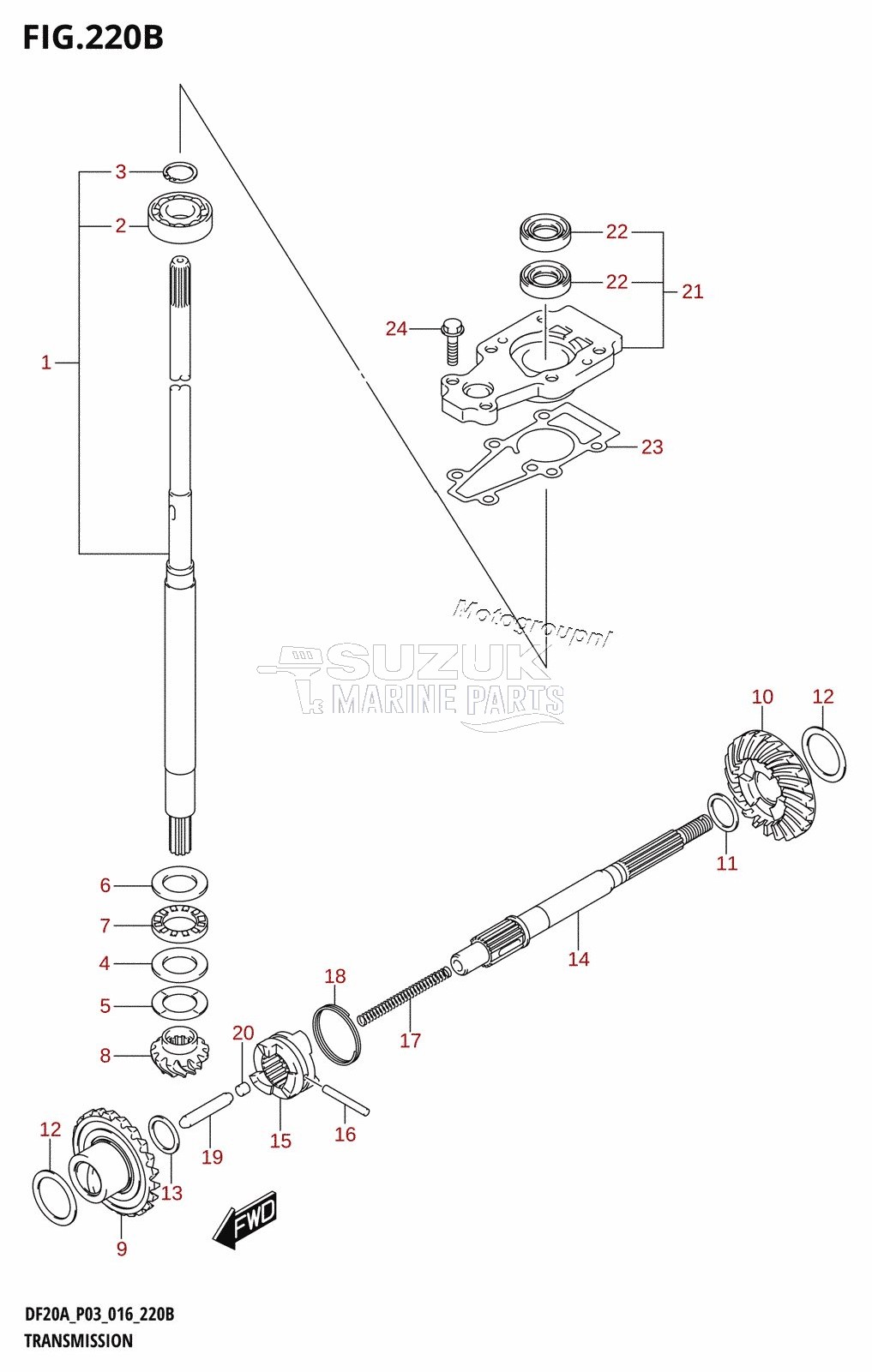 TRANSMISSION (DF9.9BR:P03)