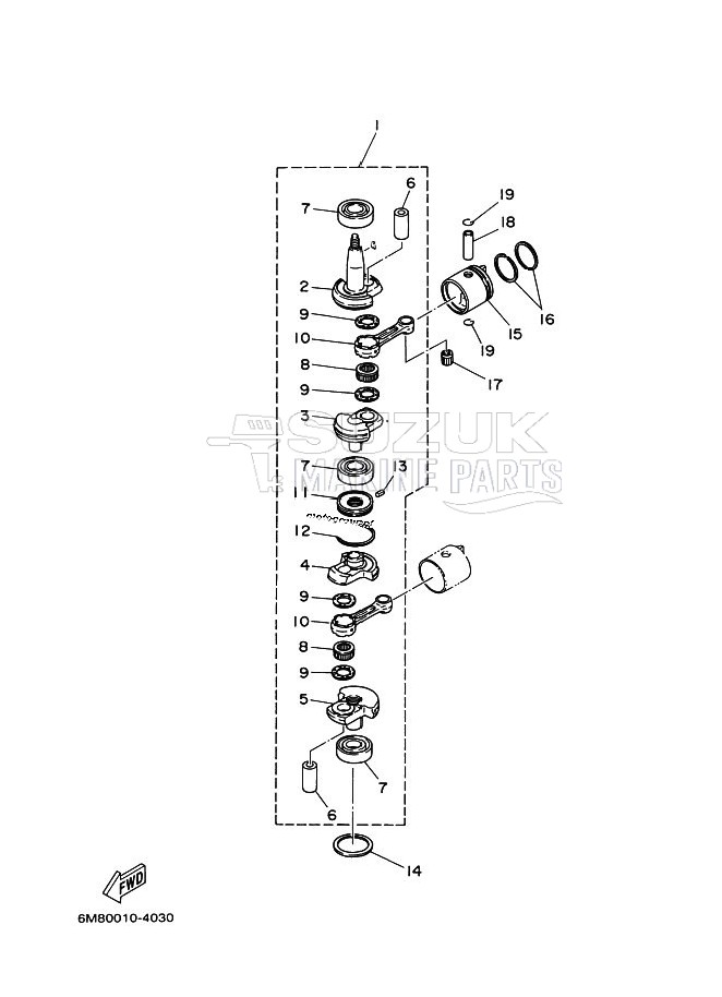 CRANKSHAFT--PISTON