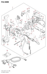 02504F-710001 (2017) 25hp P01-Gen. Export 1 (DF25A  DF25AR  DF25AT  DF25ATH) DF25A drawing OPT:REMOTE CONTROL (DF25ATH:P01)