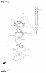 DF300B From 30003F-440001 (E11)  2024 drawing WATER PUMP (E01,E11,E40)