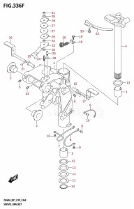 DF40A From 04003F-910001 (E01)  2019 drawing SWIVEL BRACKET (DF60AQH:E01,DF60AQH:E40)